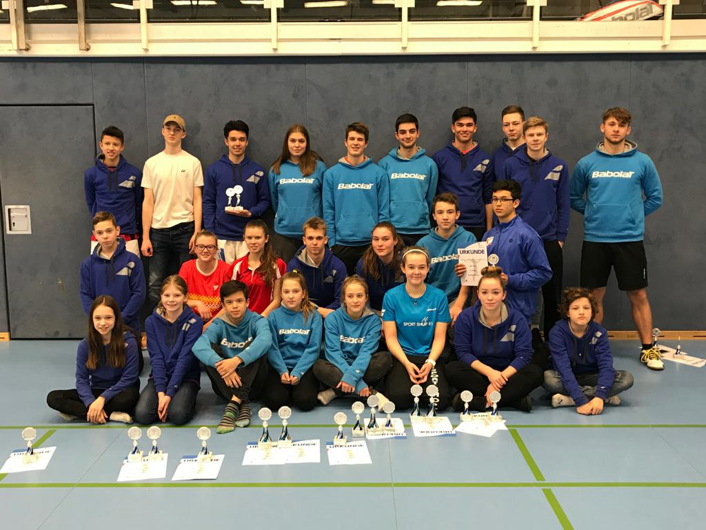 Gruppenbild bei der Norddeutschen Jugendeinzelmeisterschaft 2018