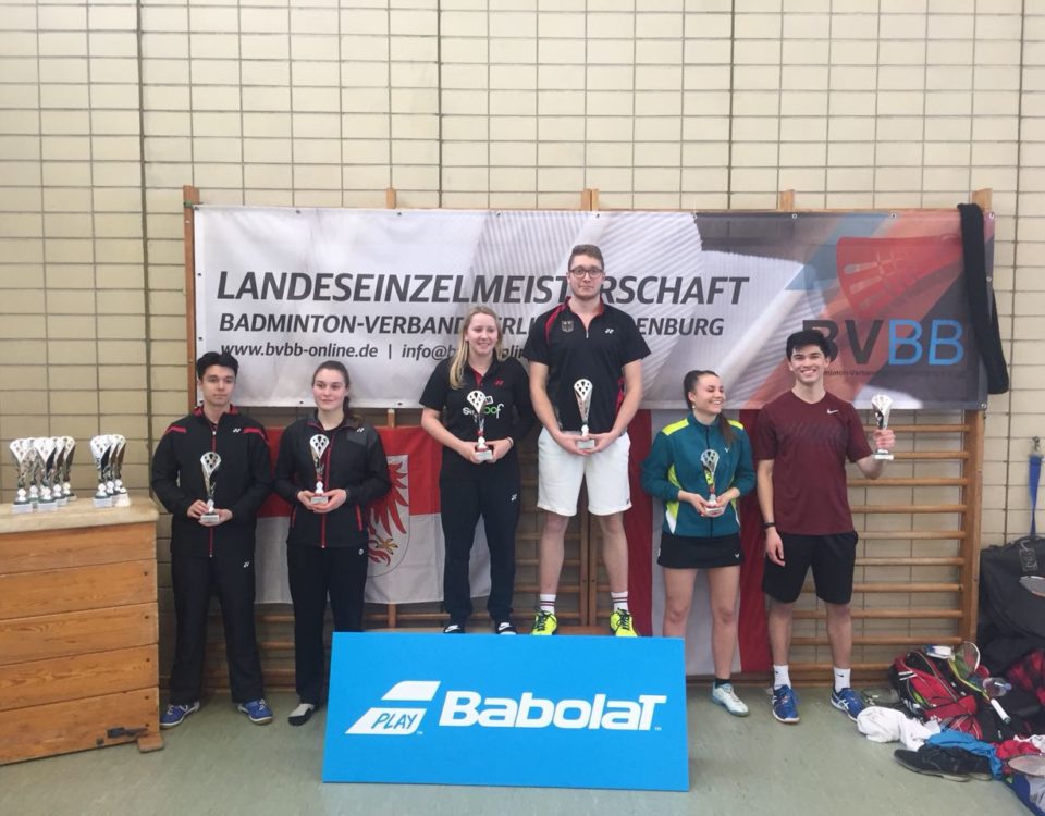 Foto der Siegerehrung im Mixed bei der LEM U22 (2017)