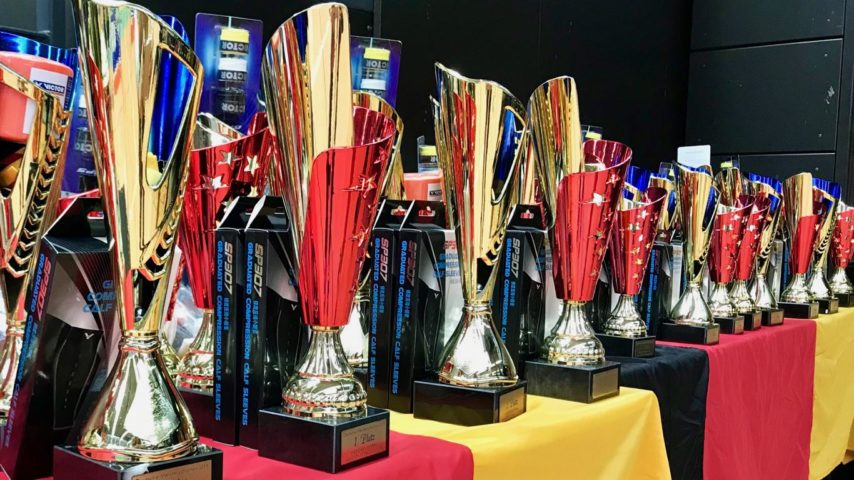 Pokale der Deutschen Meisterschaft in Gera