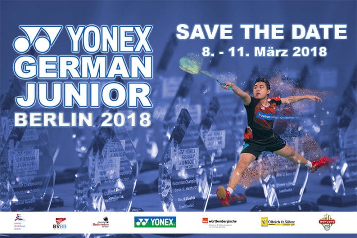 Plakat zur YONEX German Junior 2018