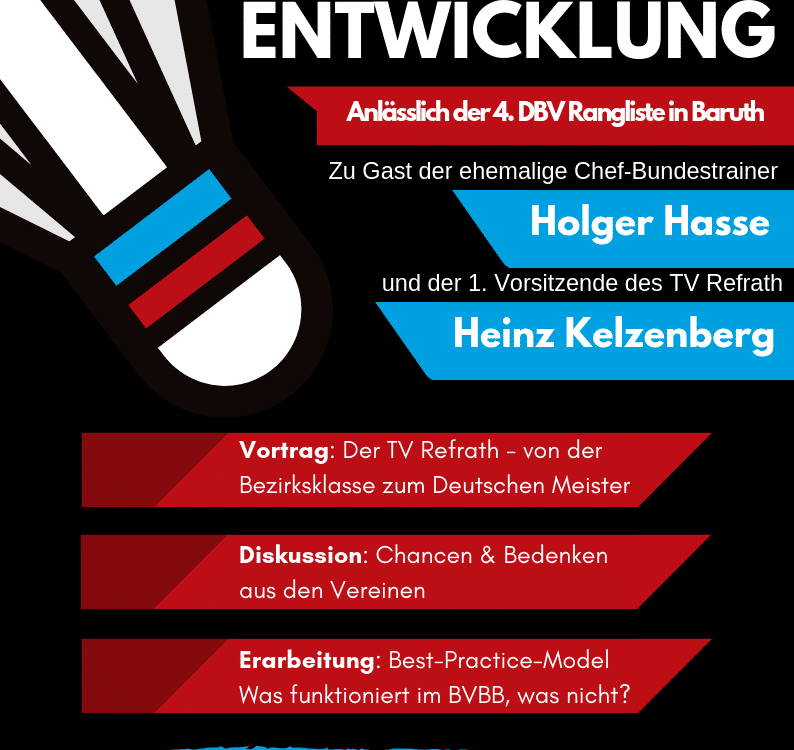 Flyer zum 1. Fachtag für Vereinsentwicklung im BVBB