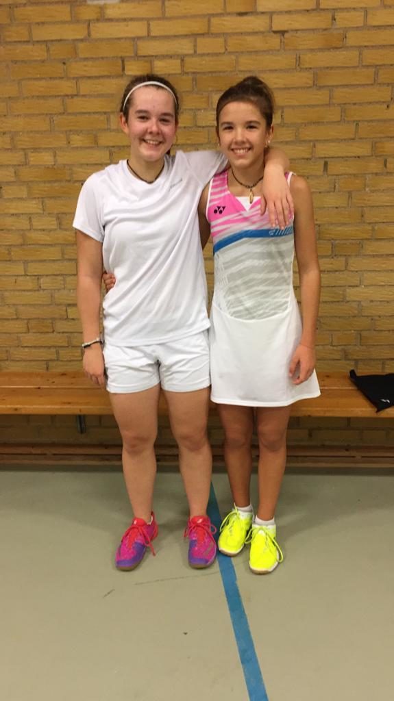 Michelle Kanschik und Julia Meyer bei der Dänischen Eliterangliste U15