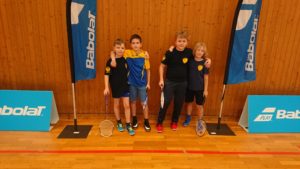 Foto von der Endrunde des Babolat Mini Cup 2018