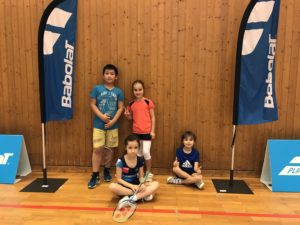 Foto von der Endrunde des Babolat Mini Cup 2018