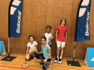 Foto von der Endrunde des Babolat Mini Cup 2018