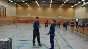 Ein Bundestrainer zu Gast in Blankenfelde - Workshop „TAKTISCH CLEVER DOPPEL SPIELEN“ mit Diemo Ruhnow