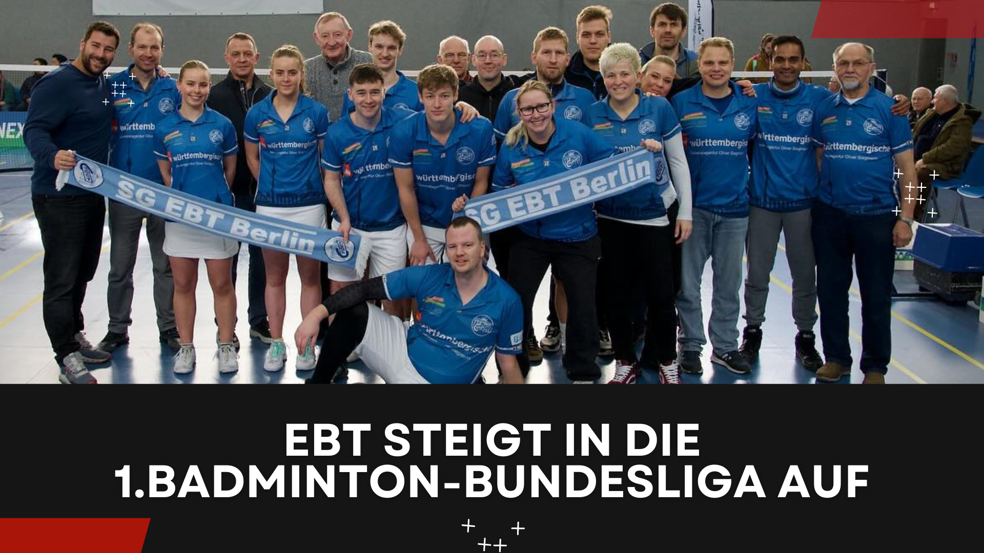 SG EBT Berlin feiert den Aufstieg in die 1. Bundesliga