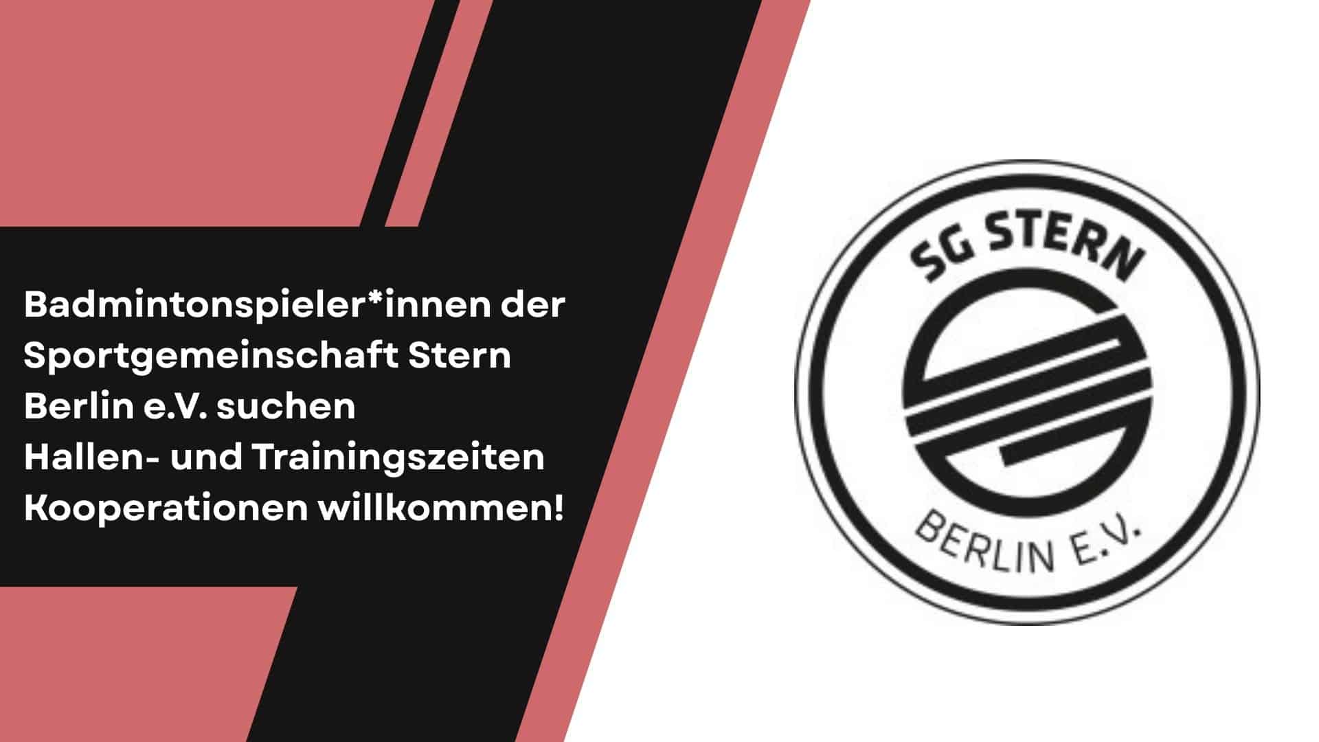 Sportgemeinschaft Stern Berlin e.V. sucht Kooperation