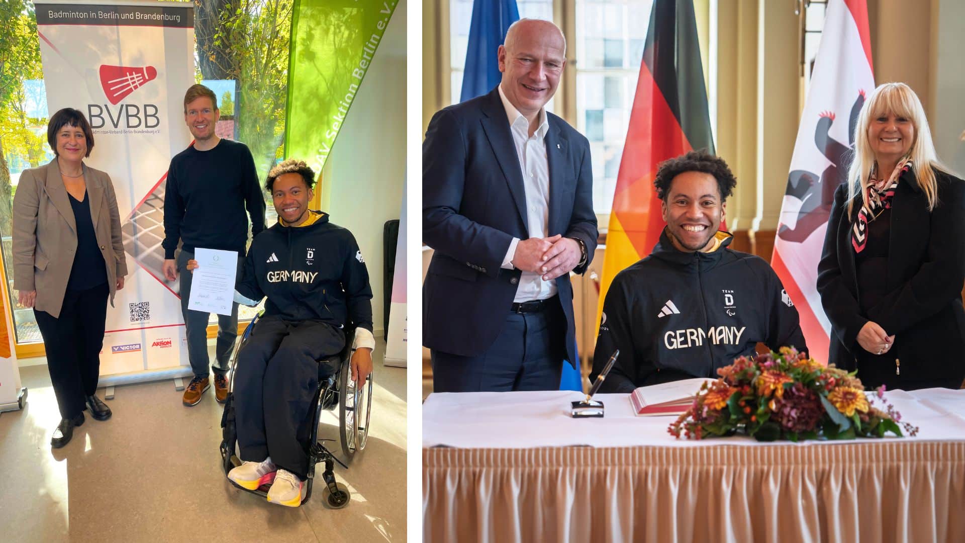 Auszeichnungen für den BVBB und Rick Hellmann
