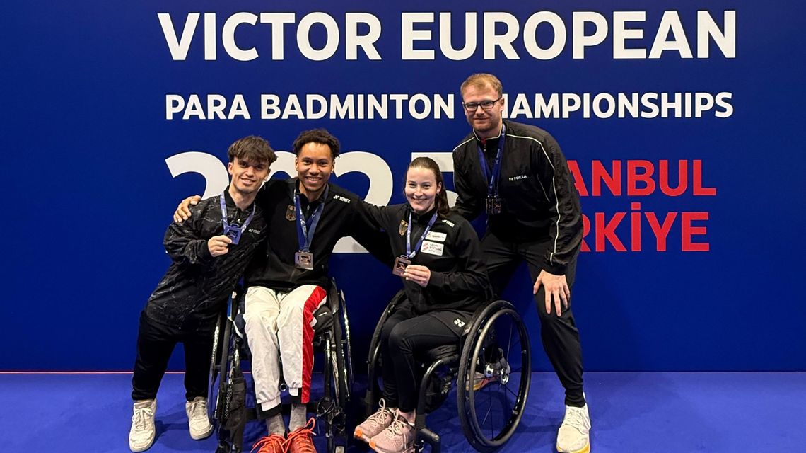 Gold für Rick Hellmann: Erfolgreiche Para Badminton EM 2025 für das deutsche Team in Istanbul