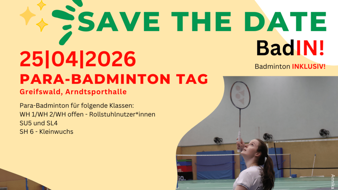 Ausschreibung BadIN! – Spieltag Greifswald