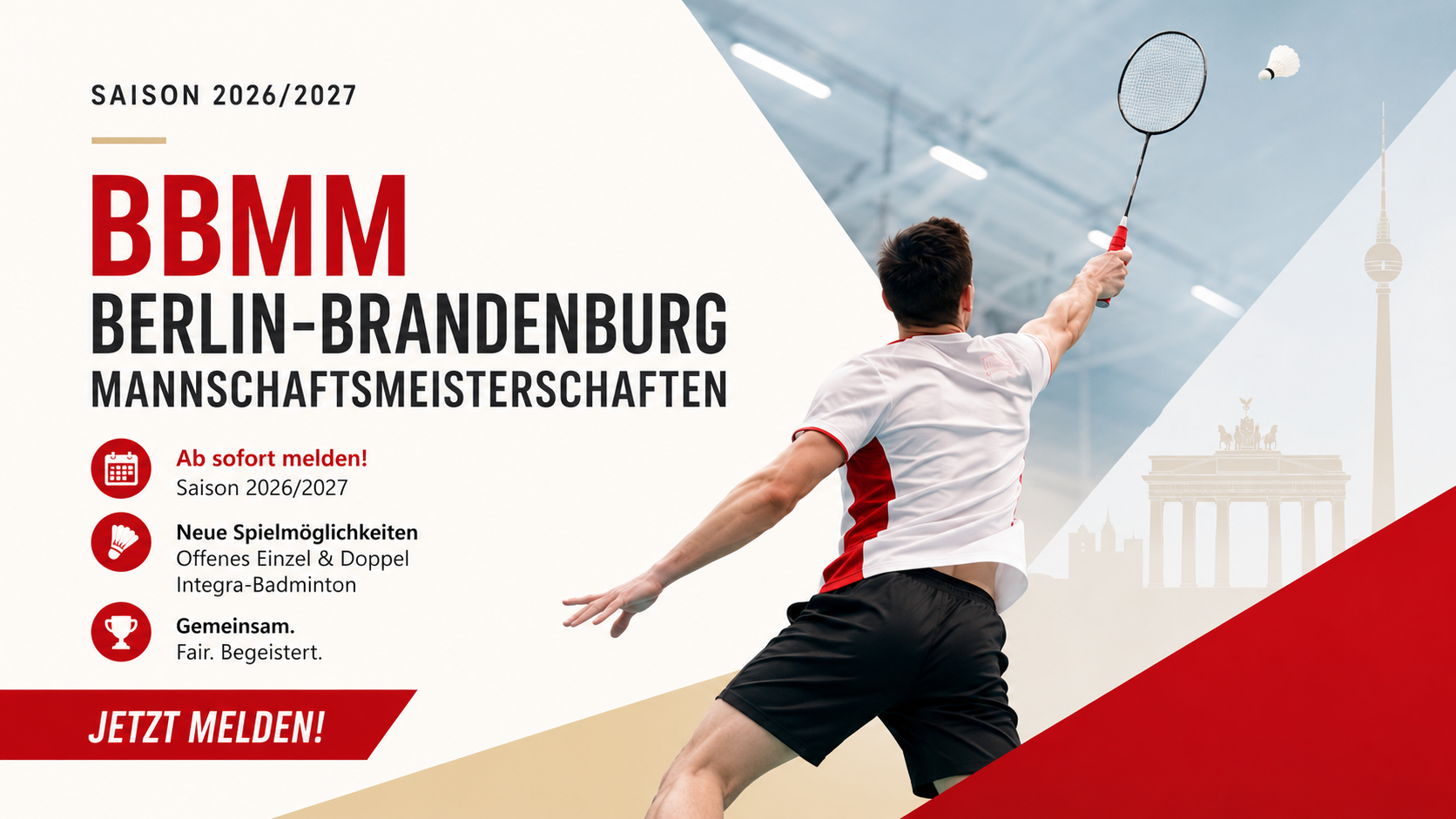 BBMM 2026/2027: O19 Ausschreibung und wichtige Neuerungen