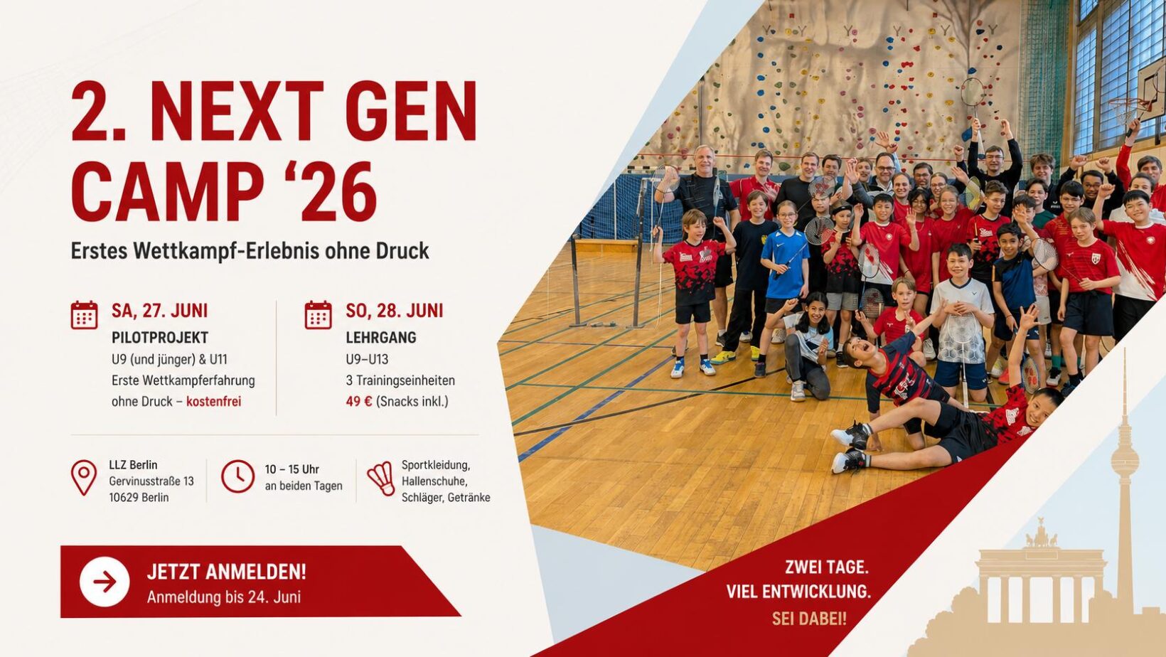2.Next Gen Camp '26 — erstes Wettkampf-Erlebnis ohne Druck