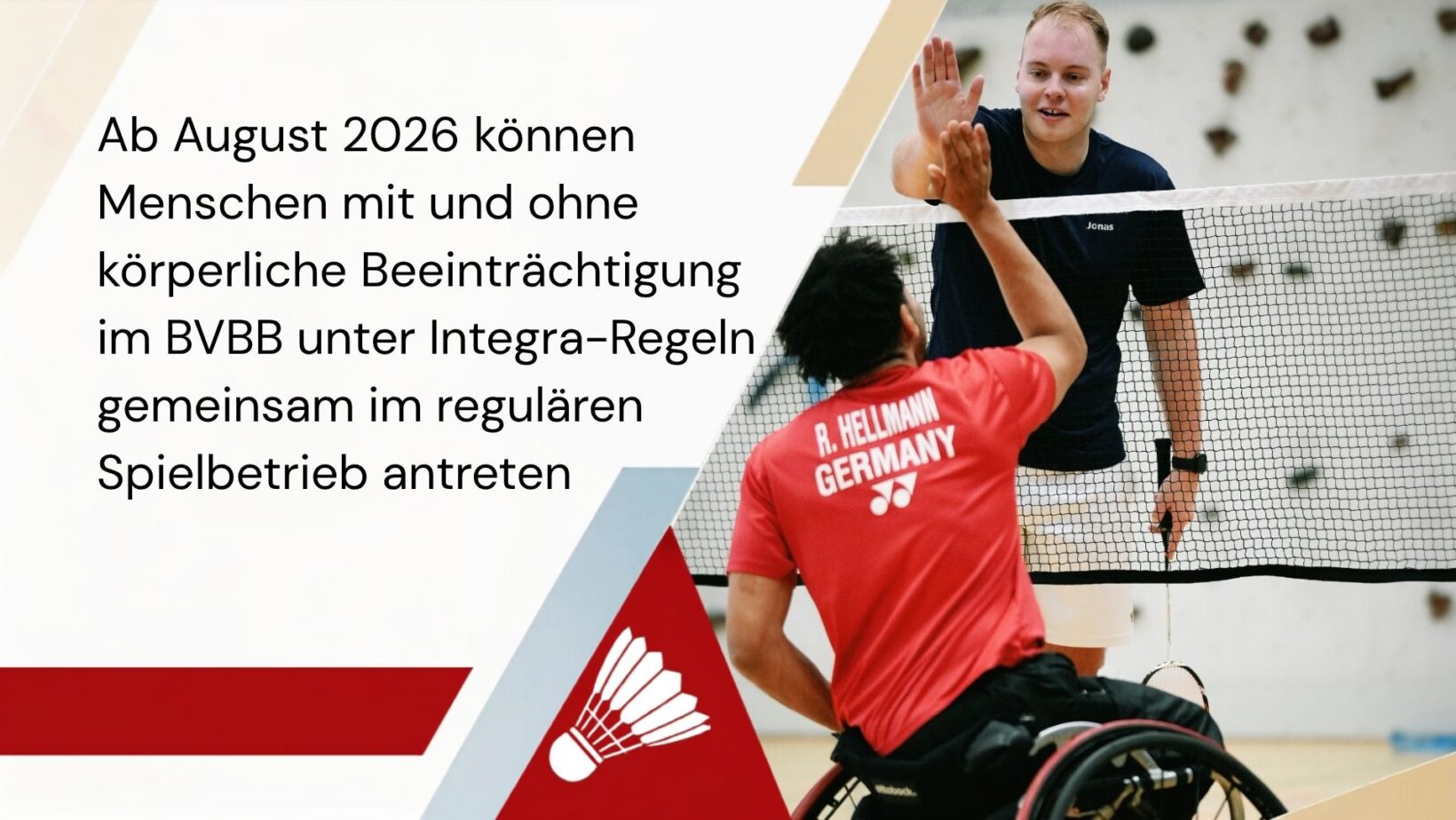 Nicht nur über Inklusion reden, sondern sie spielen: BVBB öffnet den regulären Wettkampfsport in Berlin und Brandenburg