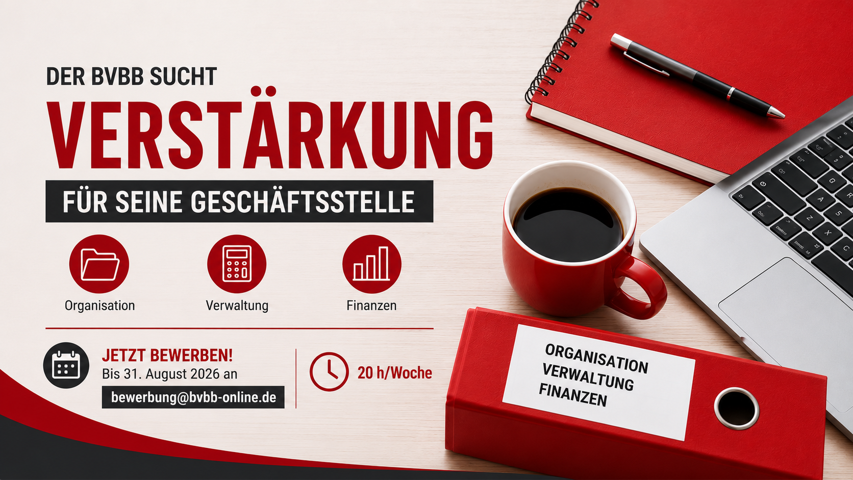 Der BVBB sucht Verstärkung für seine Geschäftsstelle