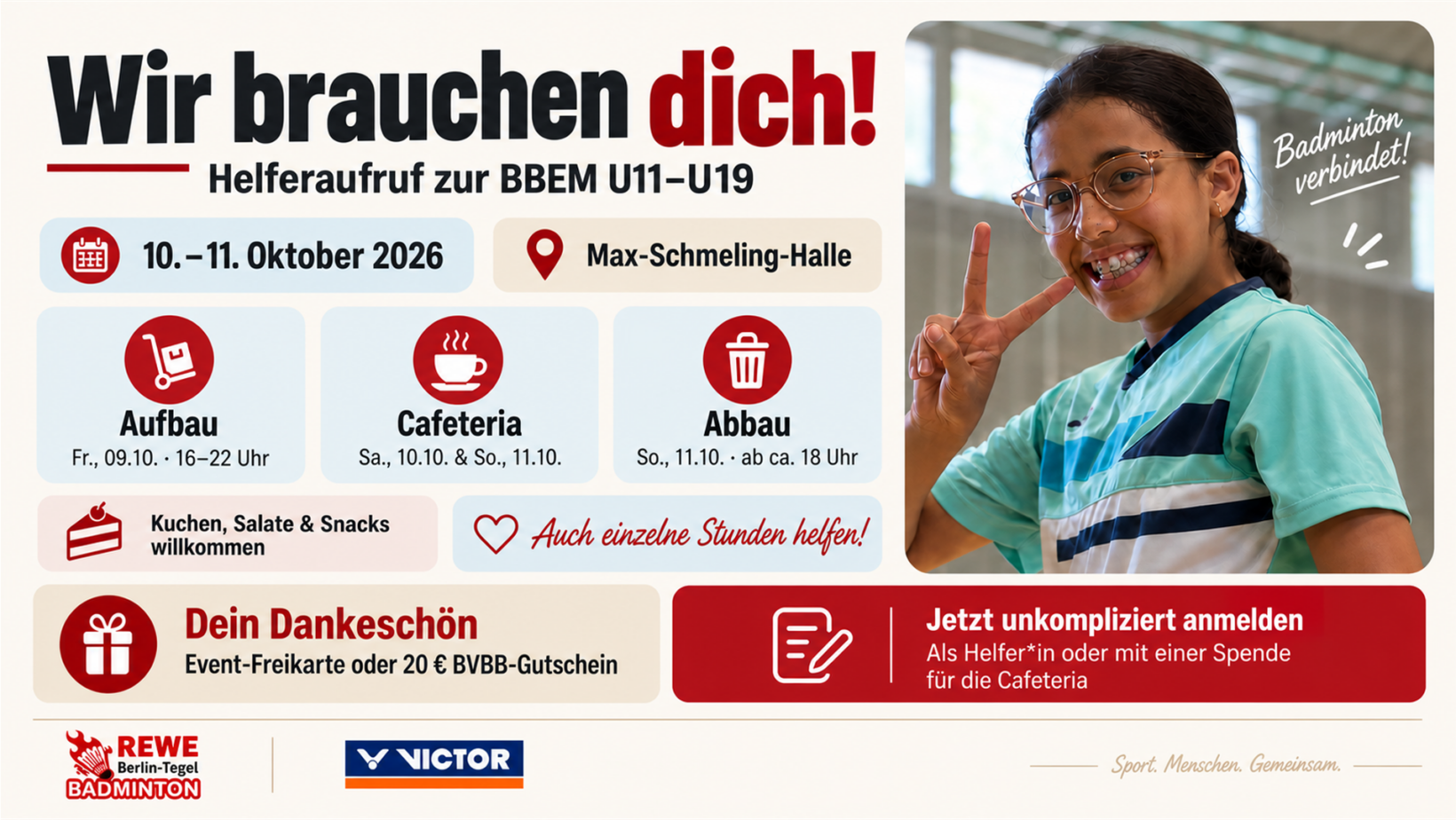 Gemeinsam für eine besondere BBEM U11–U19