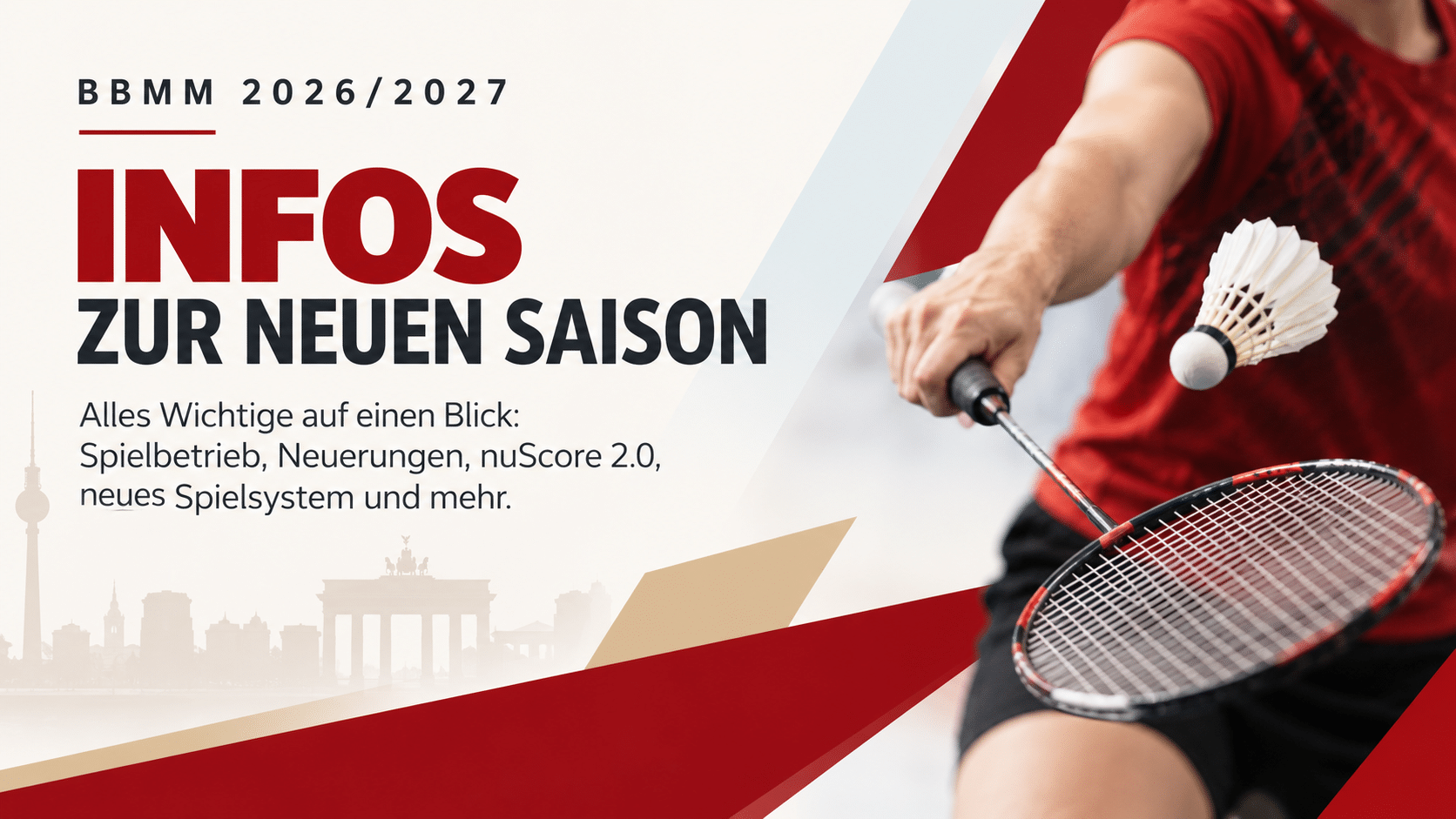 BBMM 2026/2027 - Info No. 1