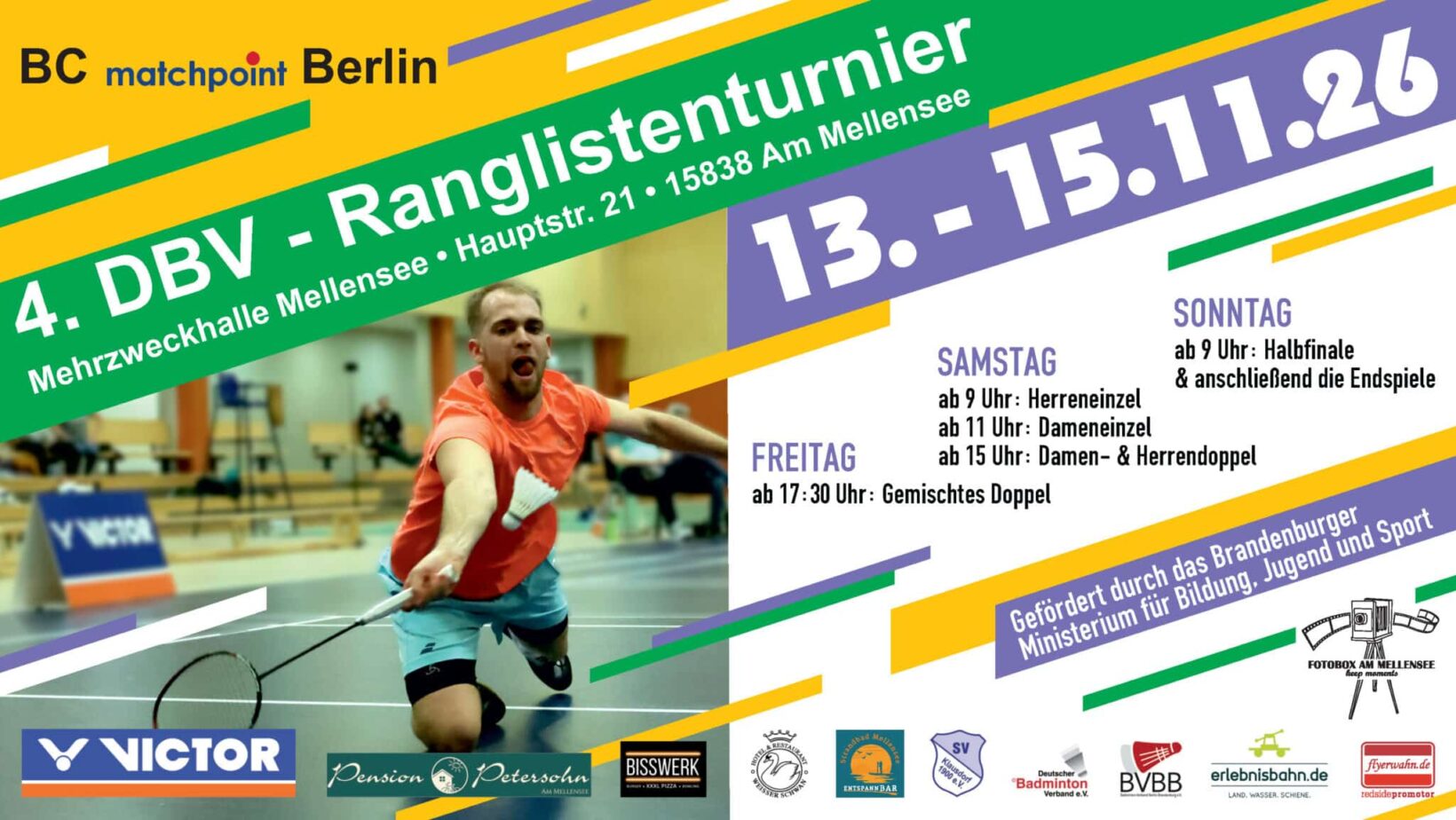Die deutsche Badminton Elite trifft sich in der Gemeinde Am Mellensee